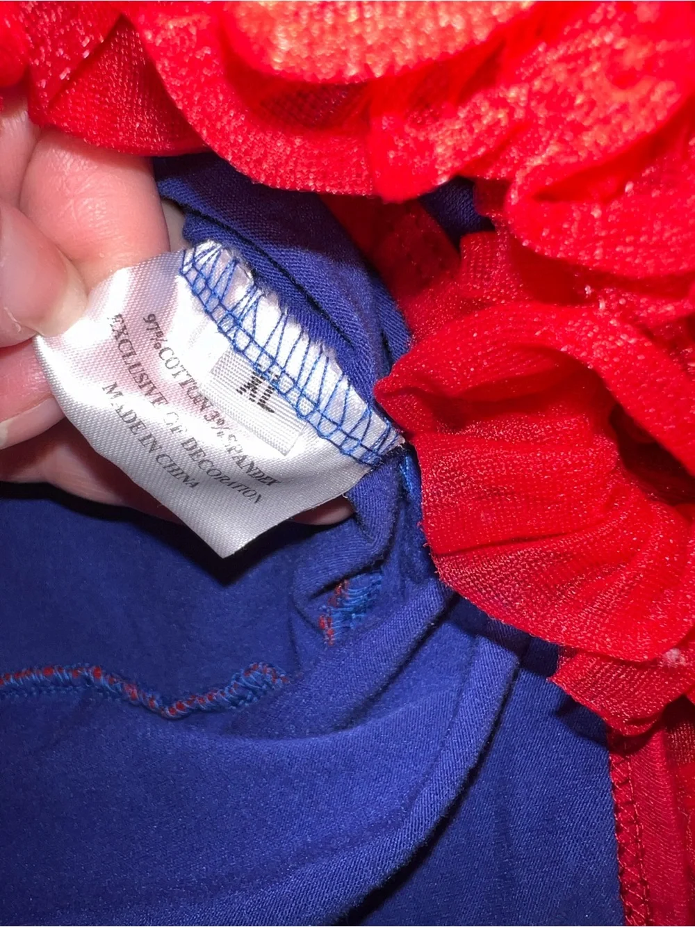 Supergirl-Inspired Blue and Red Tutu Onesie Costume for Kids